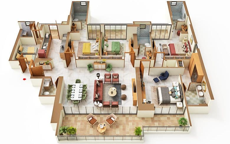 Godrej Miraya floor plan 1