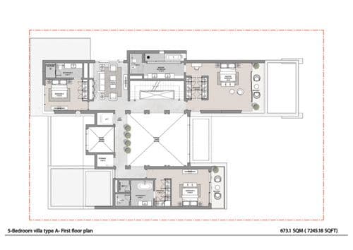 Sobha Siniya Island floor plan 4