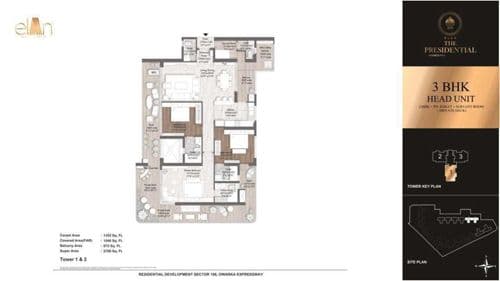 Elan The Presidential floor plan 1