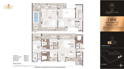 Elan The Presidential floor plan 4