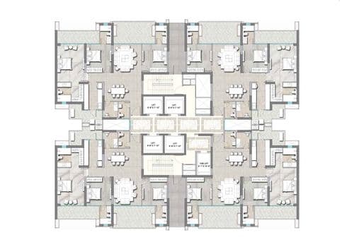 Suncity Monarch Residences Sector 78 Gurugram floor plan 2