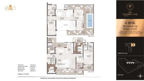 Elan The Presidential floor plan 3