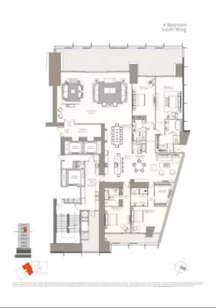 Oberoi Three Sixty North floor plan 1