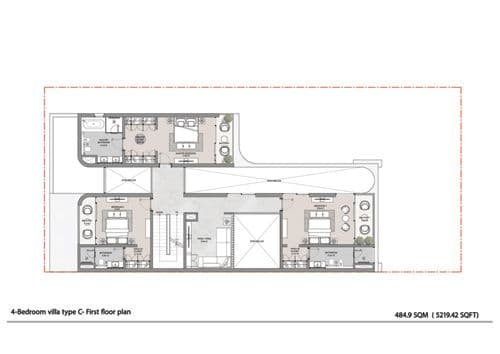 Sobha Siniya Island floor plan 2