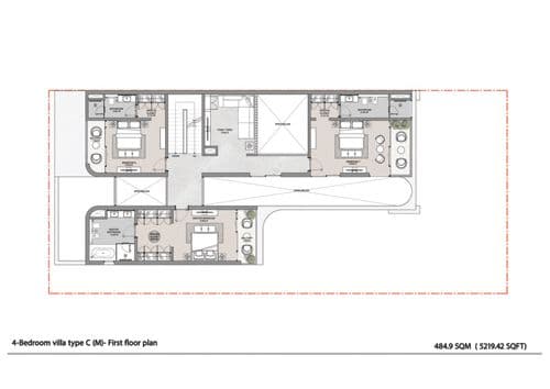Sobha Siniya Island floor plan 3